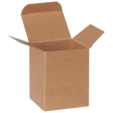 Bsc Preferred 3 x 2-1/2 x 4'' Kraft Reverse Tuck Folding Cartons, 500PK RT6SC